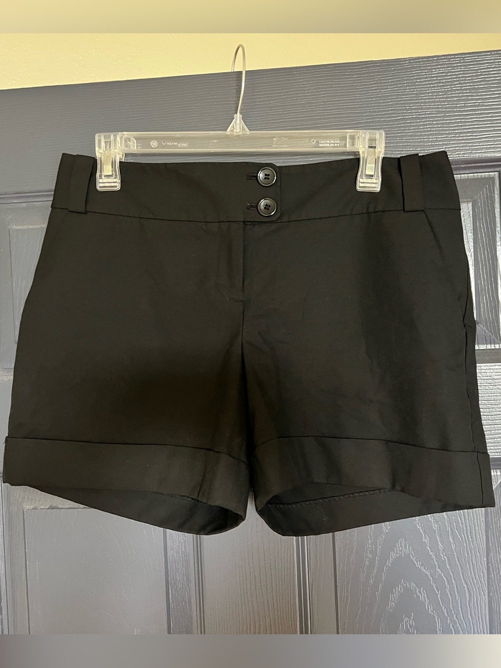 The Limited Black Tailored Cuffed Shorts